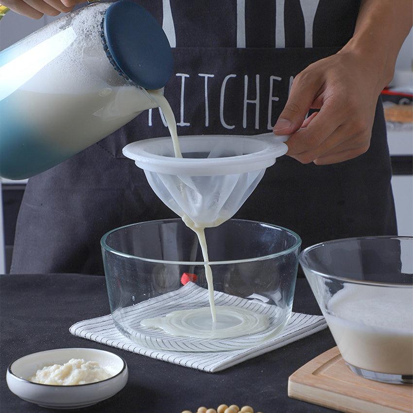 White Coffee Filter Strainer 14.99cm Diameter Durable for Coffee Makers