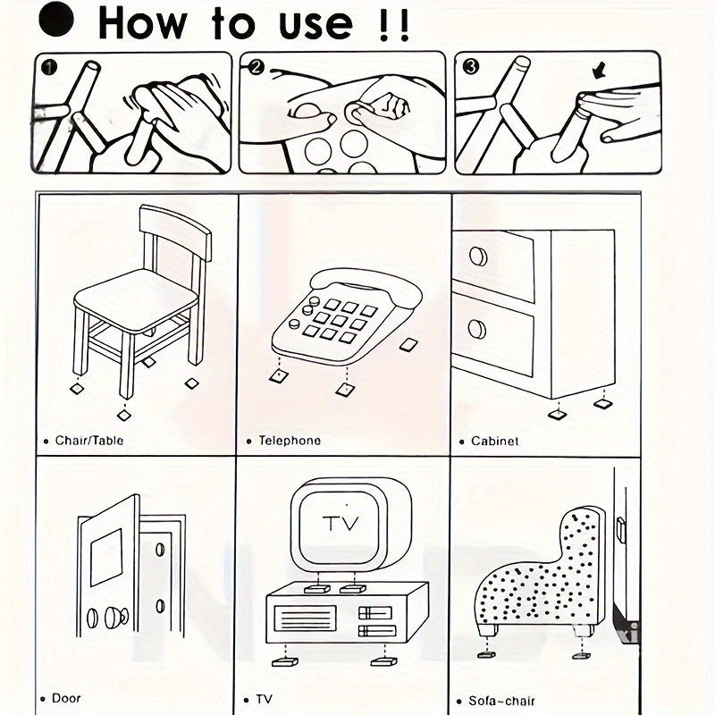 Yerlaringizni himoya qiling va shovqinni kamaytiring, bu ikki o'z-o'zidan yopishadigan sirpanmaydigan mebel padlari bilan. Polirovka qilingan metall yuzasi va vinil materialdan tayyorlangan bu padlar stul, divan va skameyka oyoqlari uchun mukammaldir.