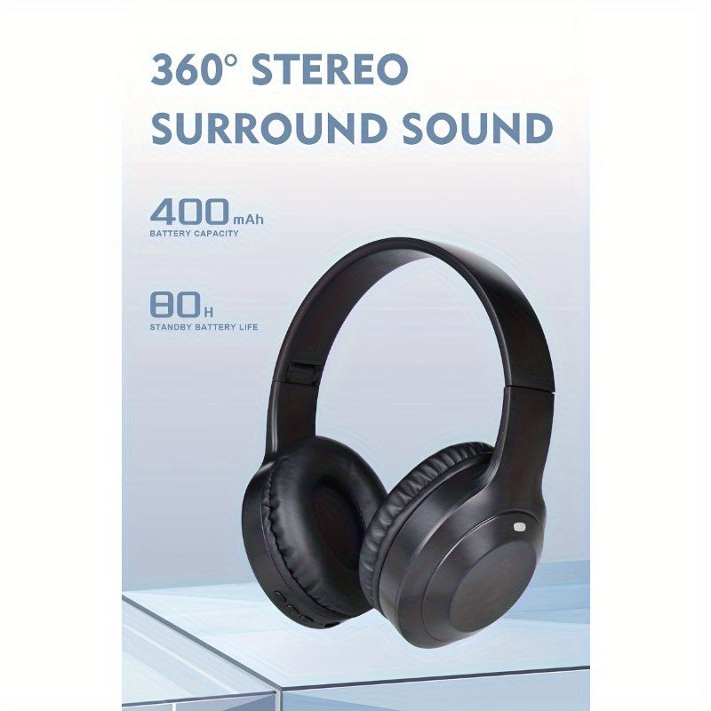 Simsiz o'yin quloqchinlari, stereo ovoz, mikrofon, USB orqali zaryadlanadigan, musiqa, sport va boshqa narsalar uchun uzoq muddatli batareya.