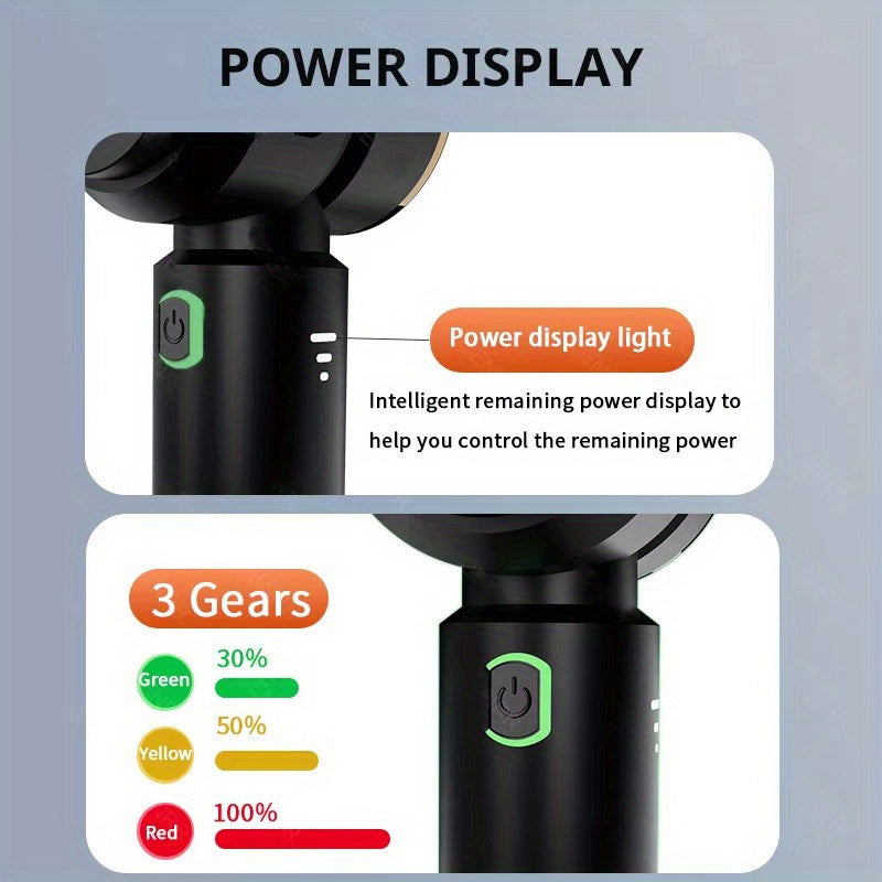 Qayta to'ldiriladigan 3 tezlikli 100W 16000Pa tutqichli quvvatli qo'lda cho'ntakli changyutgich