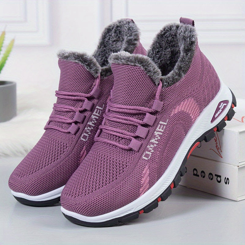 Women's Velvet Casual Shoes Thickened Comfort Leisure Sports Shoes