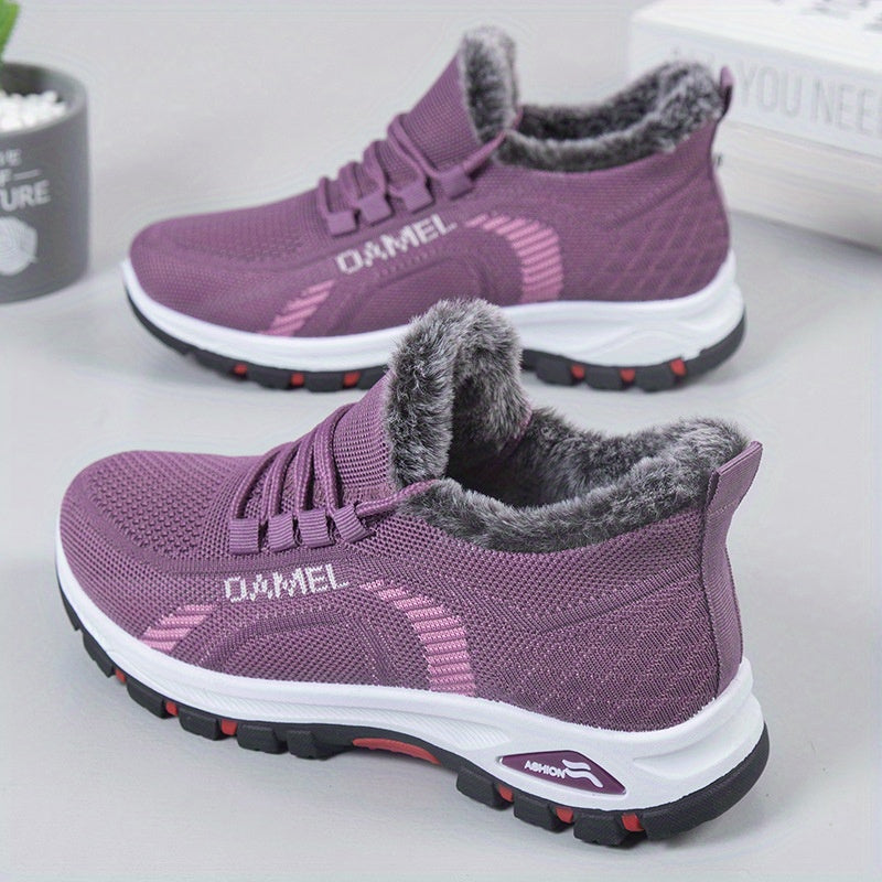 Women's Velvet Casual Shoes Thickened Comfort Leisure Sports Shoes