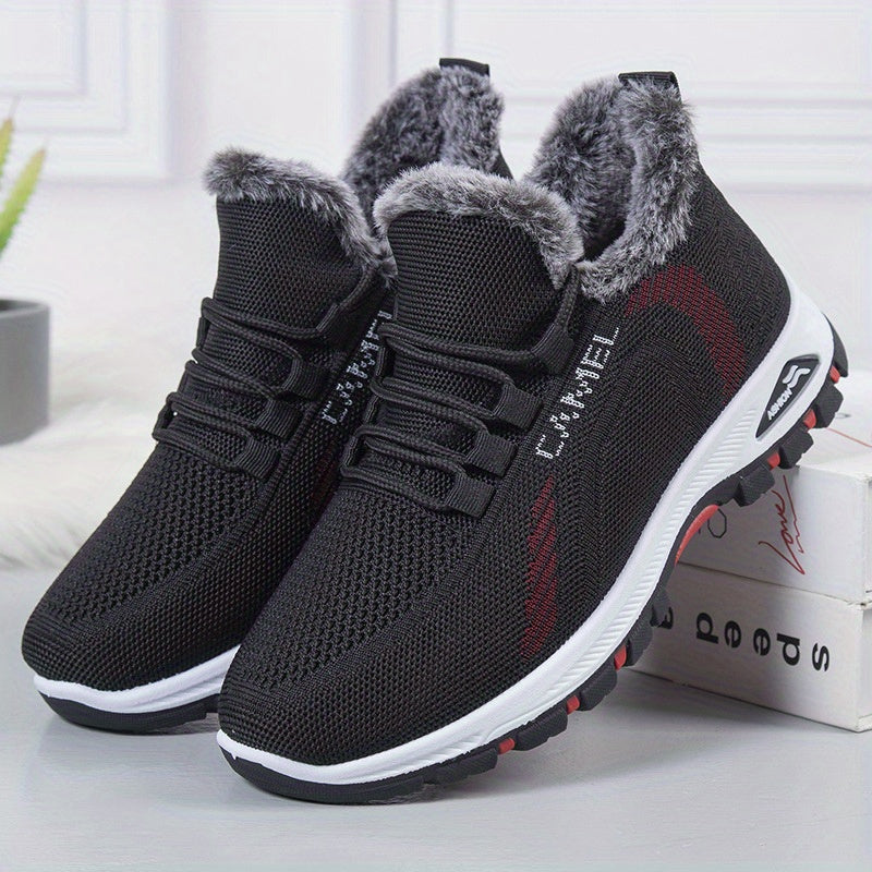Women's Velvet Casual Shoes Thickened Comfort Leisure Sports Shoes