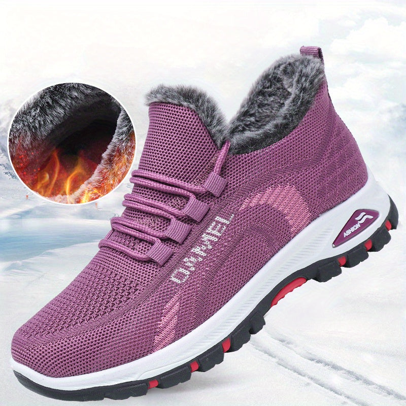 Women's Velvet Casual Shoes Thickened Comfort Leisure Sports Shoes