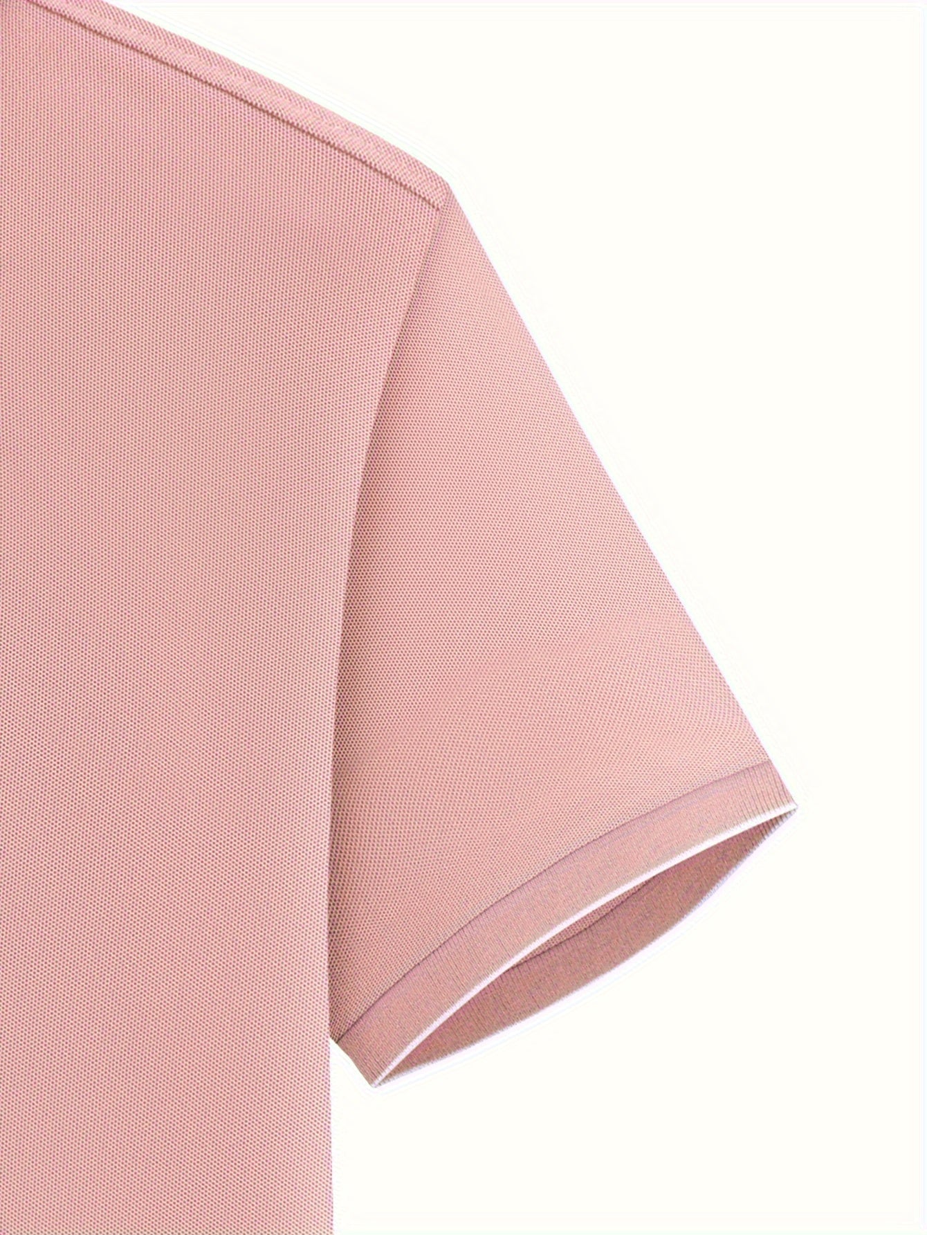 Men's Short Sleeve Print Golf Shirt for Business Casual and Tennis Training