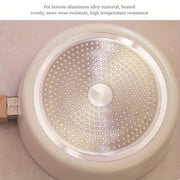 Deep Fry Pan Aluminum Alloy Induction Gas Stove Non-Stick Cookware