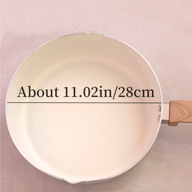 Deep Fry Pan Aluminum Alloy Induction Gas Stove Non-Stick Cookware