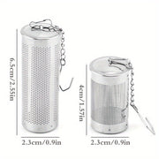 Stainless Steel Mini Tea Infuser for Home Use, Tea Lover's Essential, Compact Design