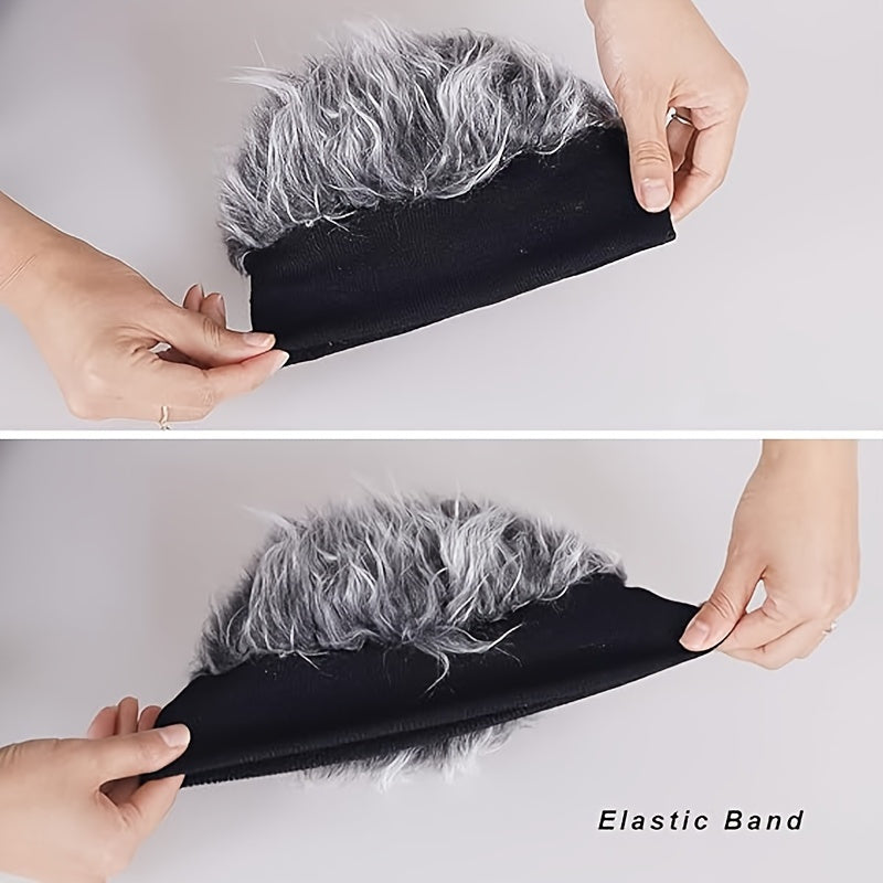 Универсальная мода и легкий уход - стильная регулируемая парик-ободок с кудрями, изготовленная из прочного полиэстера, предлагающая 4 элегантных варианта