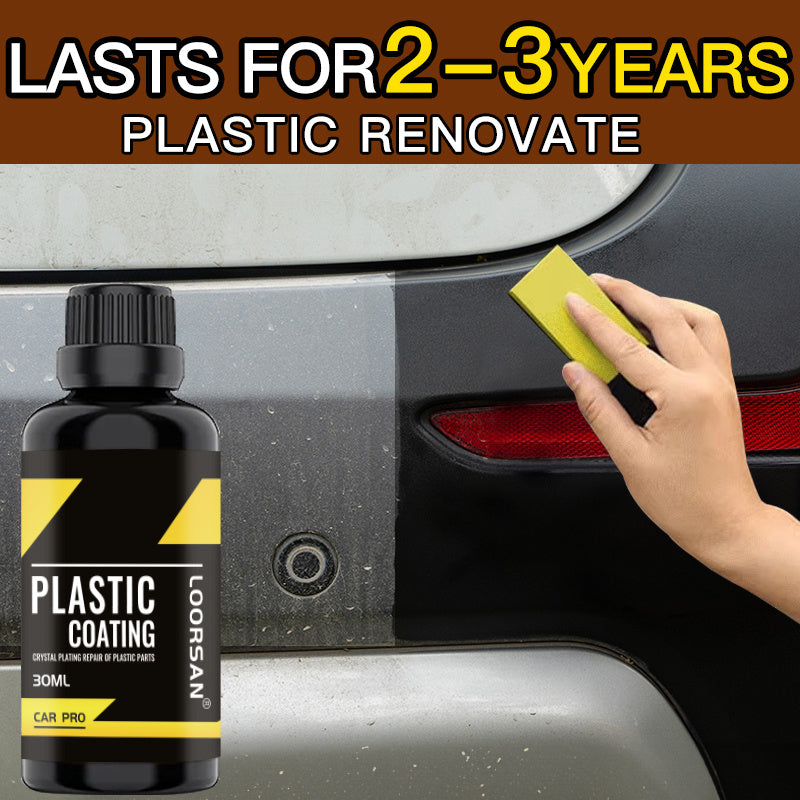 Revestimiento transparente restaurador de plástico para coches, interior y exterior