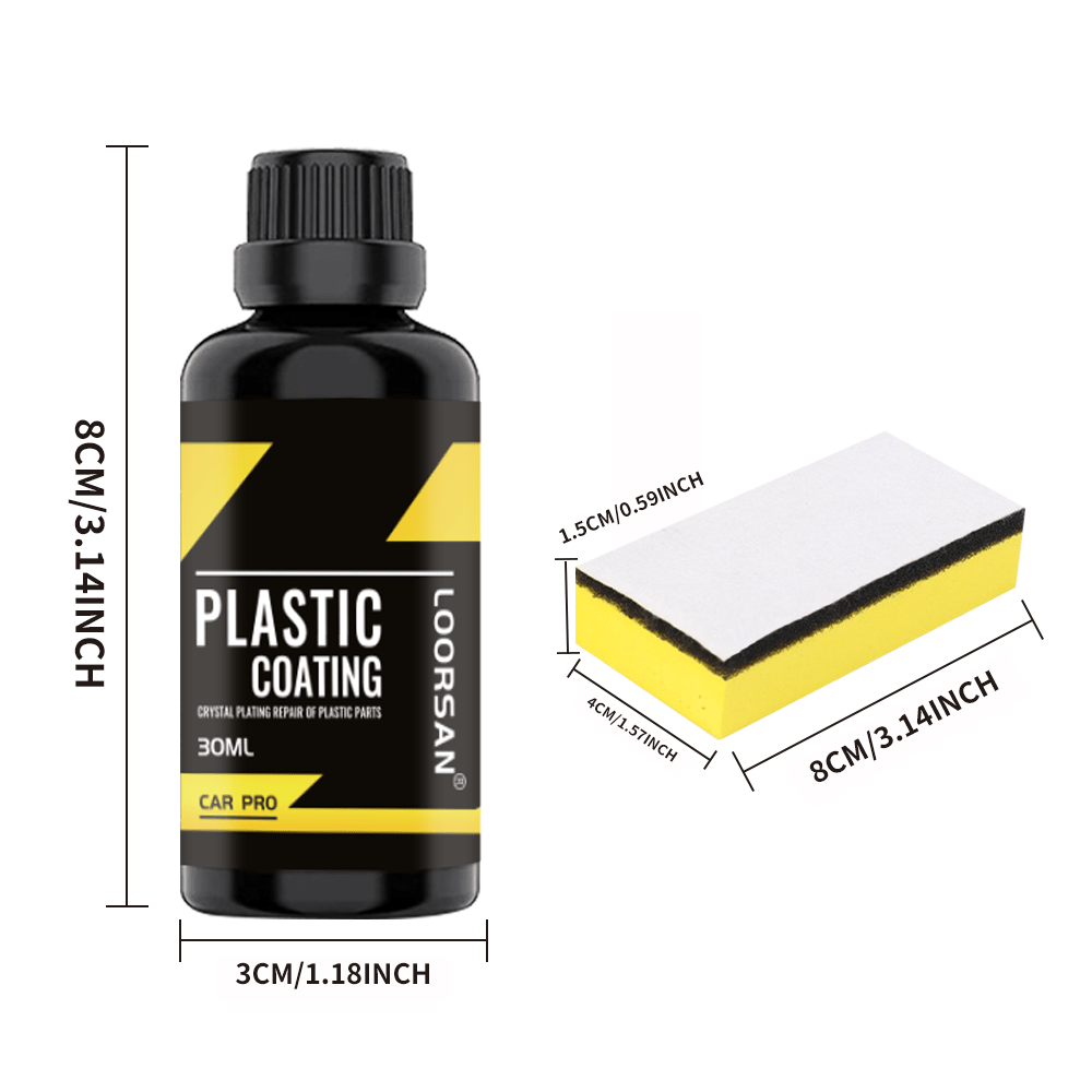 Car Plastic Restorer Clear Coating for Exterior and Interior Cars