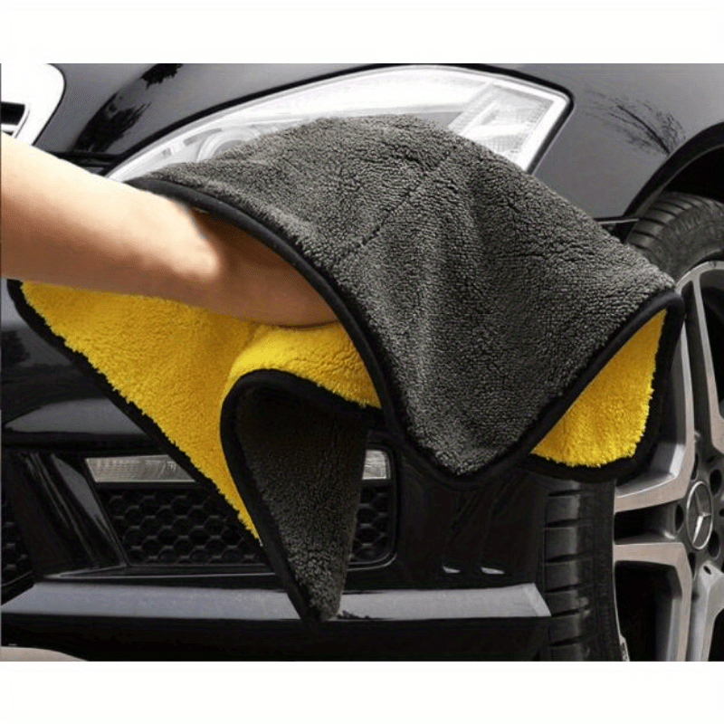 Microfiber Car Cleaning Towel Ultra-Soft Dual-Sided Auto Detailing Cloth