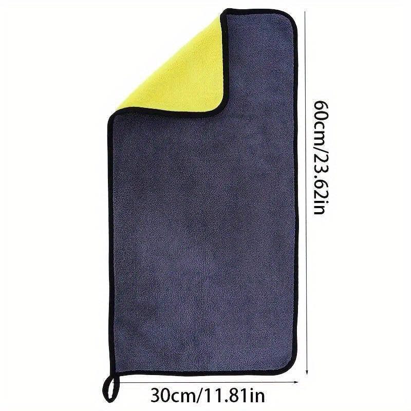 Microfiber Car Cleaning Towel Ultra-Soft Dual-Sided Auto Detailing Cloth