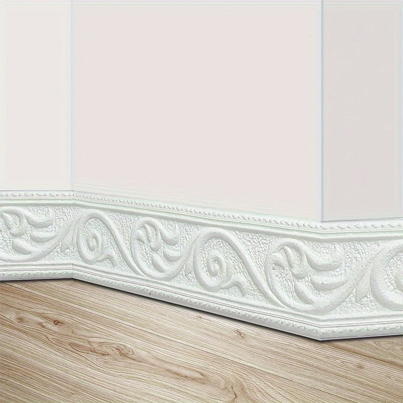 3D настенный стикер самоклеющаяся линия плинтуса для дверной рамы фона телевизора