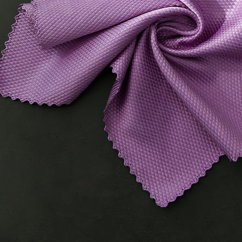 5 Terry Cloth Cleaning Cloths Reusable Non-Tracking Kitchen Bathroom Glass Furniture