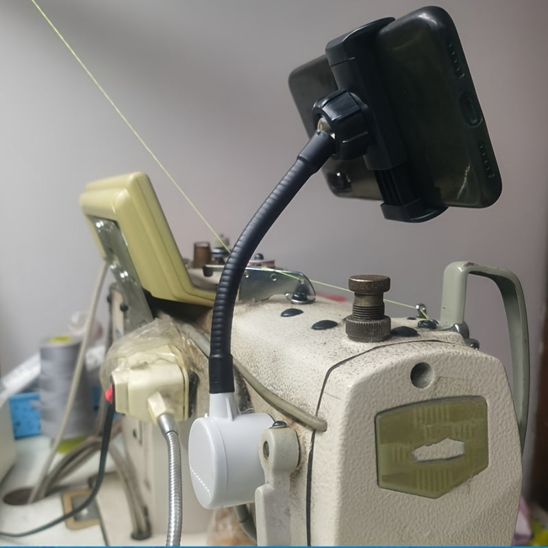 Universal Magnetic Phone Mount for Sewing Machine Rotatable Shockproof ABS