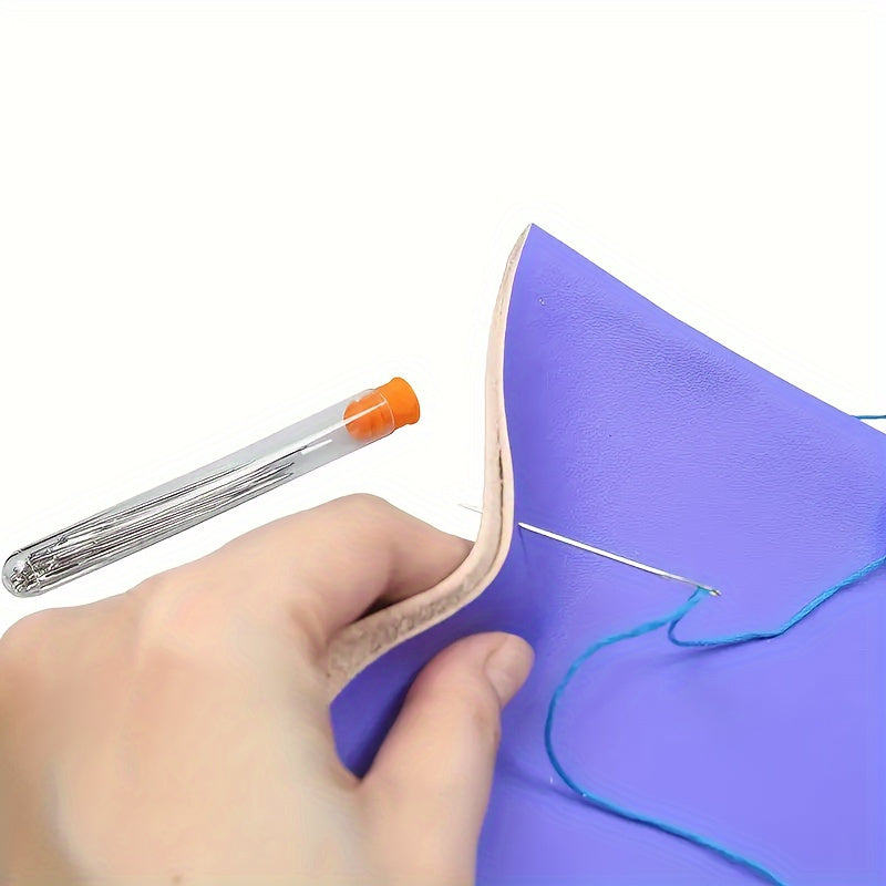 Универсальный набор для шитья с 18 иглами и пластиковым кейсом для любителей рукоделия.