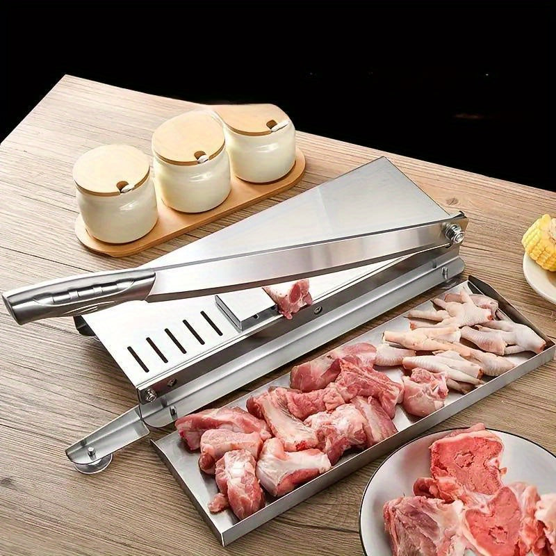 Stainless Steel Chef Knife for Slicing Frozen Meat Deboning Chicken Fish
