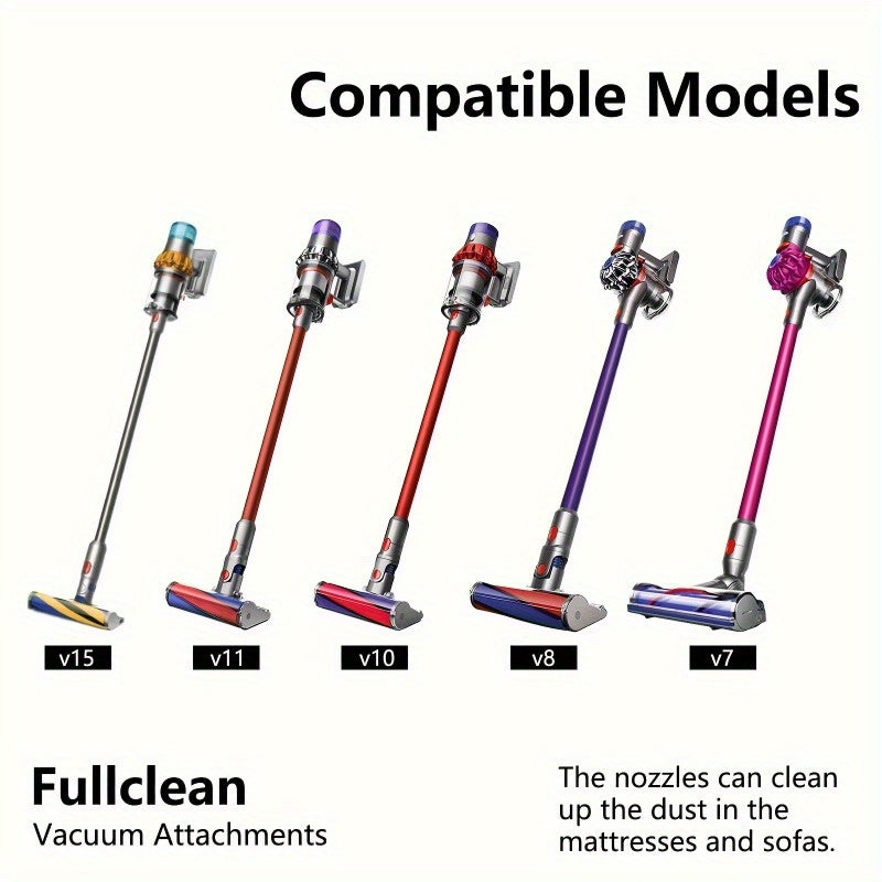 Yumshoq va mustahkam chang tozalash cho'tkasi V7, V8, V10, V11, V15 simsiz vakuumlar bilan mos keladi - nozik yuzalar uchun yumshoq tuklar, qulay va oson tozalanadigan dizayn