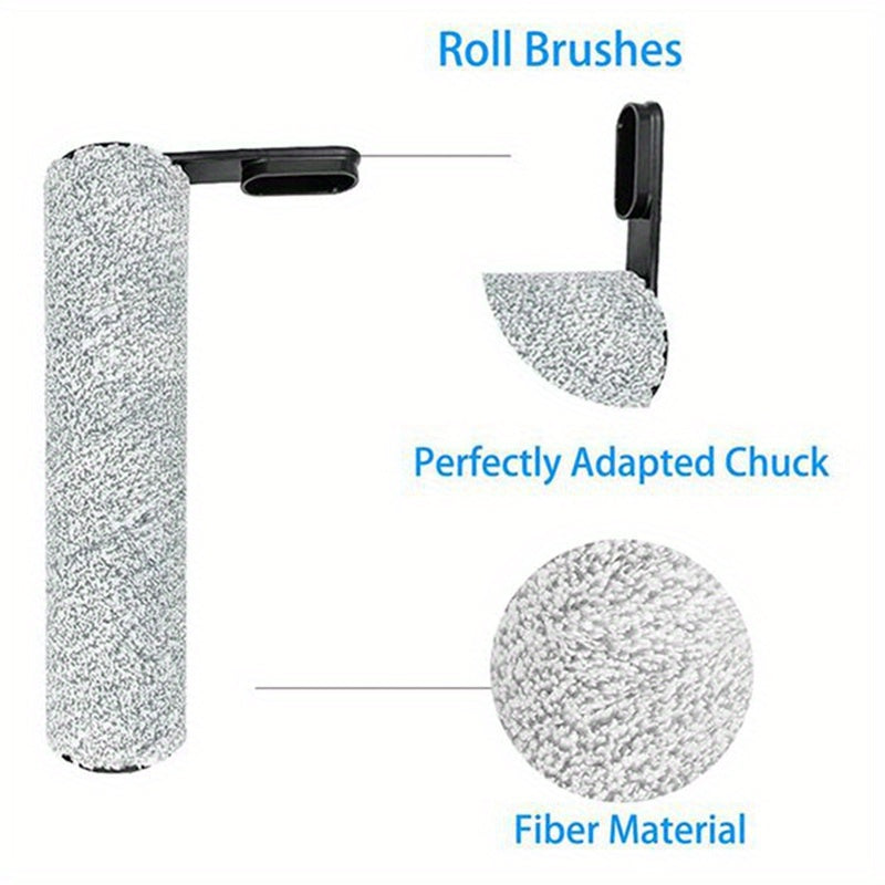 Replacement Roller Brushes and HEPA Filters for Cordless Wet Dry Vacuum Cleaner