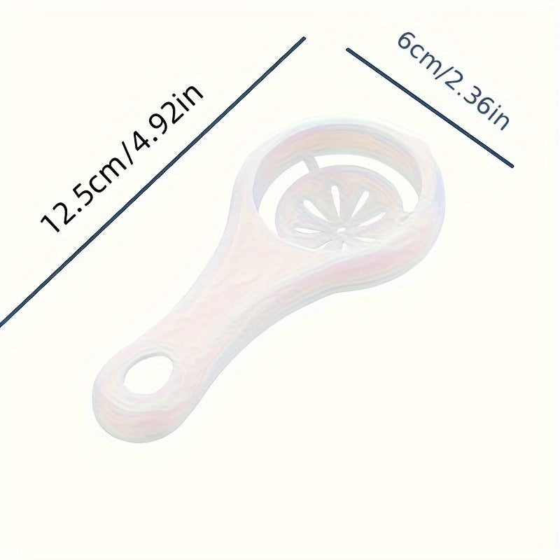 Juego de separadores de huevos de plástico manual, separador de clara y yema de trigo, utensilio de cocina