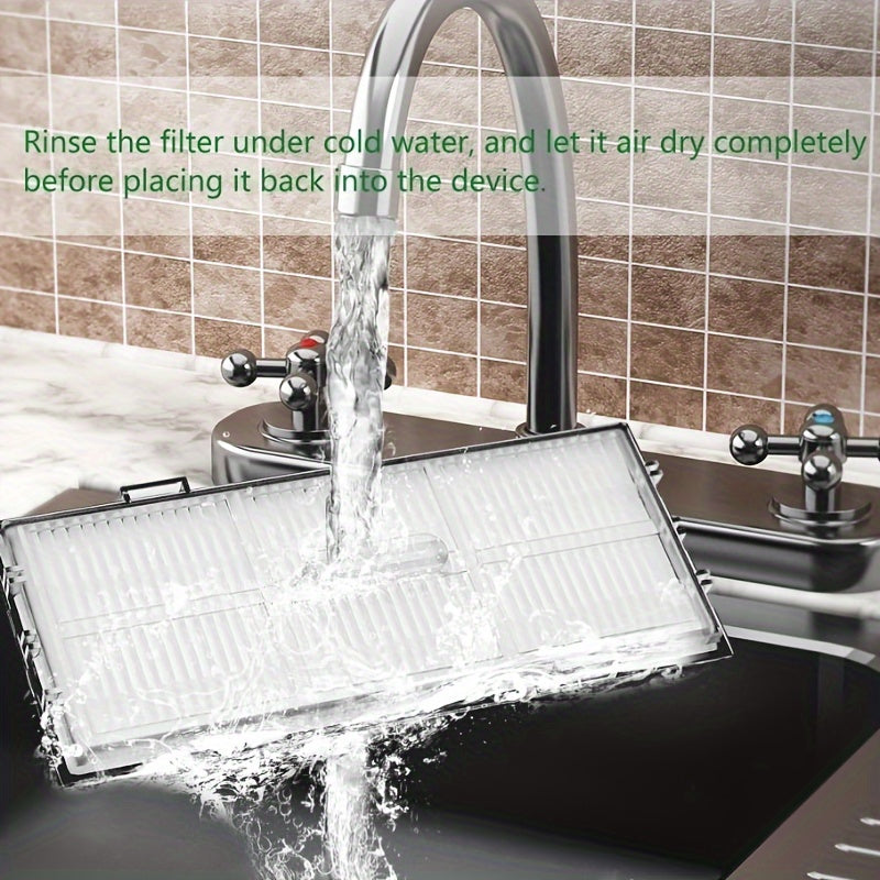 Set of 2/4 Washable Air Filters for Robot Vacuum Cleaners Replacement Parts