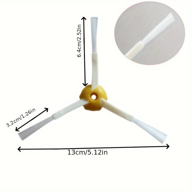 Replacement Side Brushes for Robot Vacuum Series 600 500 7-Piece Set with Floor Attachments