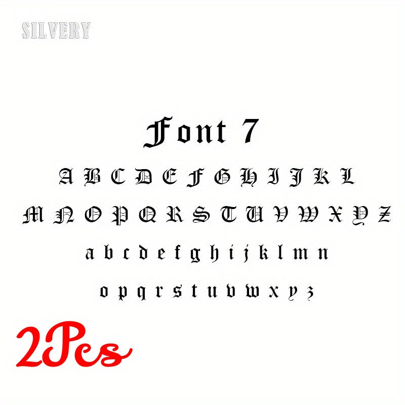 Stainless Steel Letter Cufflinks Set Personalized Initials for Men Wedding Gift Pair