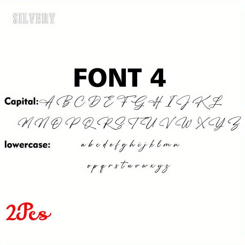 Stainless Steel Letter Cufflinks Set Personalized Initials for Men Wedding Gift Pair