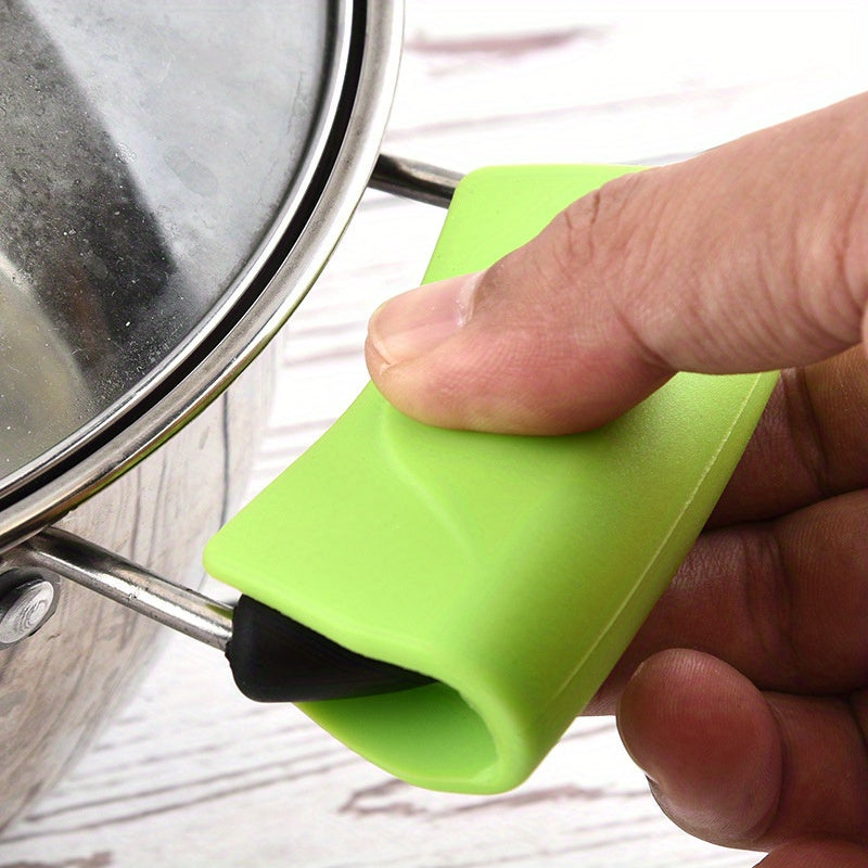 Set of 2 Silicone Oven Mitts Heat-Resistant Cooking Gloves for Hot Pots and Pans