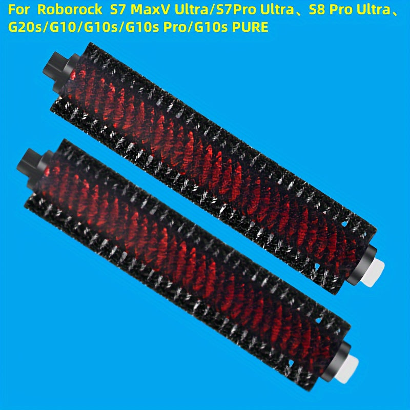 Set of 2 Self-Cleaning Roller Brushes for Robotic Vacuum Cleaners, Washable Main Brush Heads