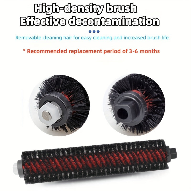Set of 2 Self-Cleaning Roller Brushes for Robotic Vacuum Cleaners, Washable Main Brush Heads