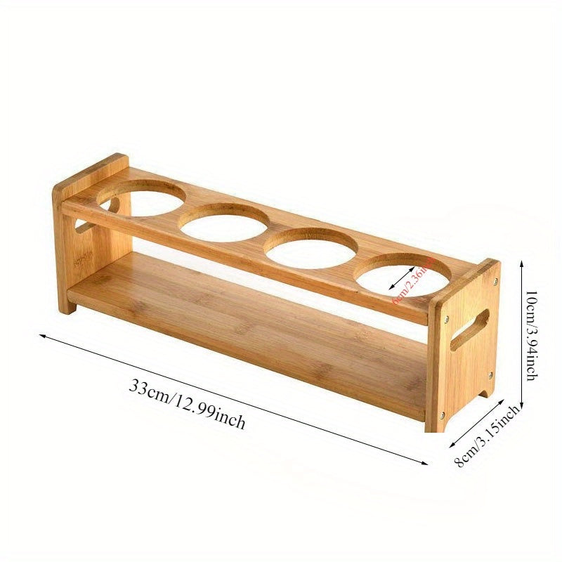 Бамбуковая кухонная стойка для хранения с приправами, бокалами для вина и многофункциональными деревянными вариантами хранения