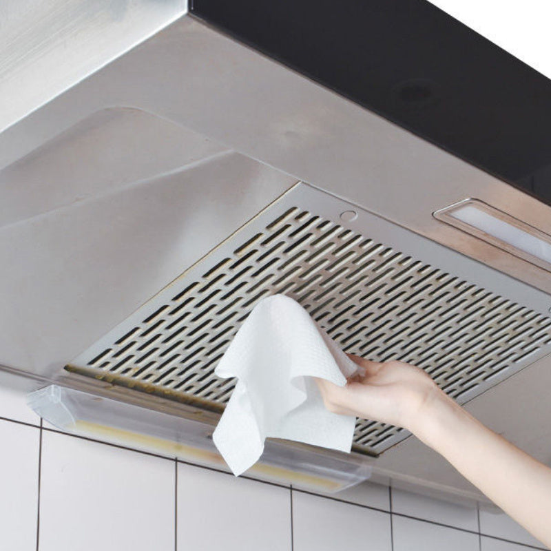 Contemporary Kitchen Wet Wipes Extra Strength Grease Oil Thick Non-Woven Fabric