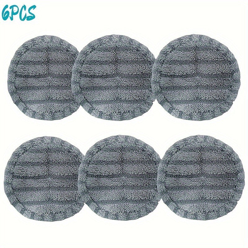 Replacement Microfiber Mop Pads for Cordless Stick Vacuums, Washable, Easy Install