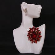 Women's Rhinestone Brooch Pin Elegant Opulent Jewelry Accessory