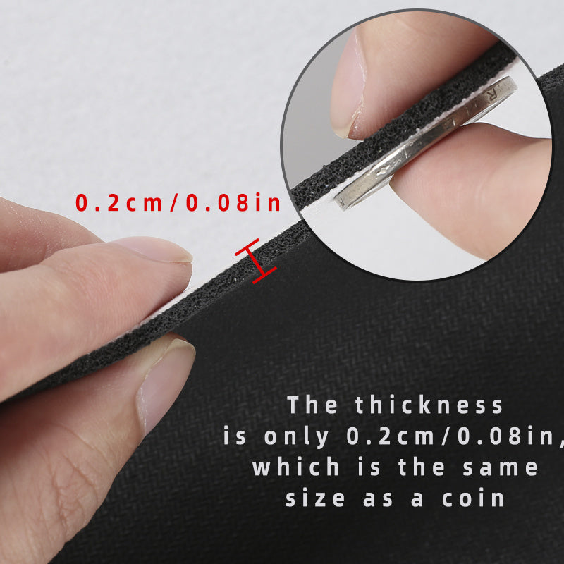 Black Cat and Orange Cup Design Mouse Pad Waterproof Non-Slip Desk Mat for Office and Gaming