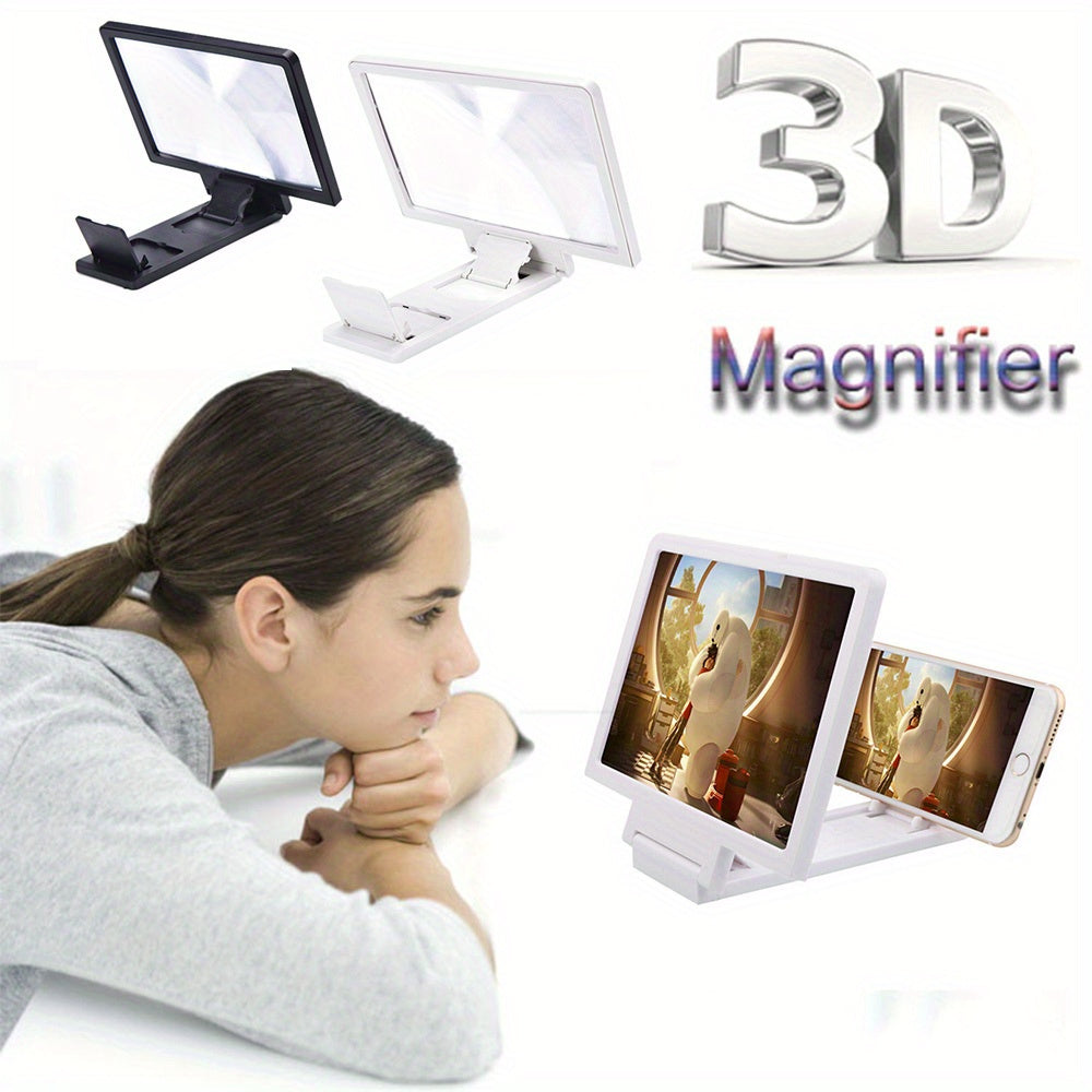 Portativ 3D telefon ekranini kattalashtiruvchi, burchakni sozlash dizayni bilan, batareya talab qilinmaydi, ko'pchilik smartfonlar bilan mos keladi.