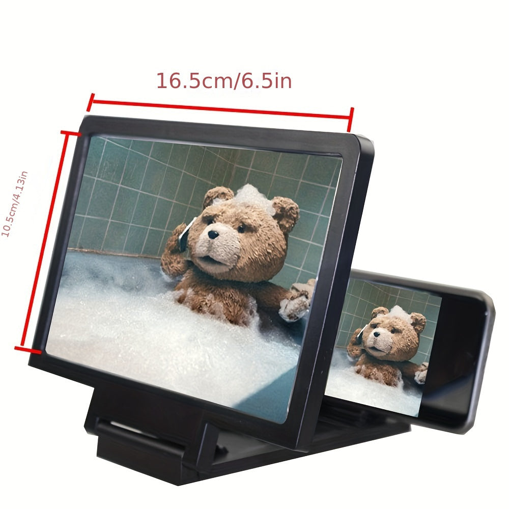 Portativ 3D telefon ekranini kattalashtiruvchi, burchakni sozlash dizayni bilan, batareya talab qilinmaydi, ko'pchilik smartfonlar bilan mos keladi.