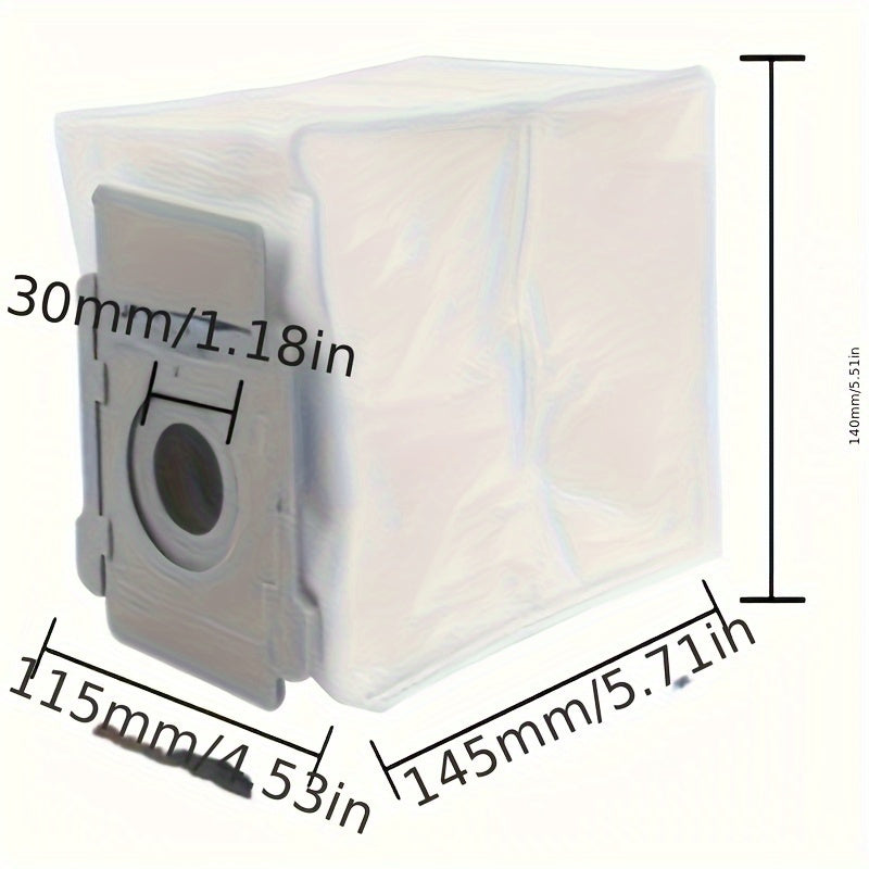 Irobot tozalash apparati uchun mustahkam PP materialdan tayyorlangan almashtirish sumkalari - I7, I1+, I3+, I16+, I8+, J7, S9 va S9+ modellari bilan mos keladi - Samarali pol parvarishi ta'minlaydi