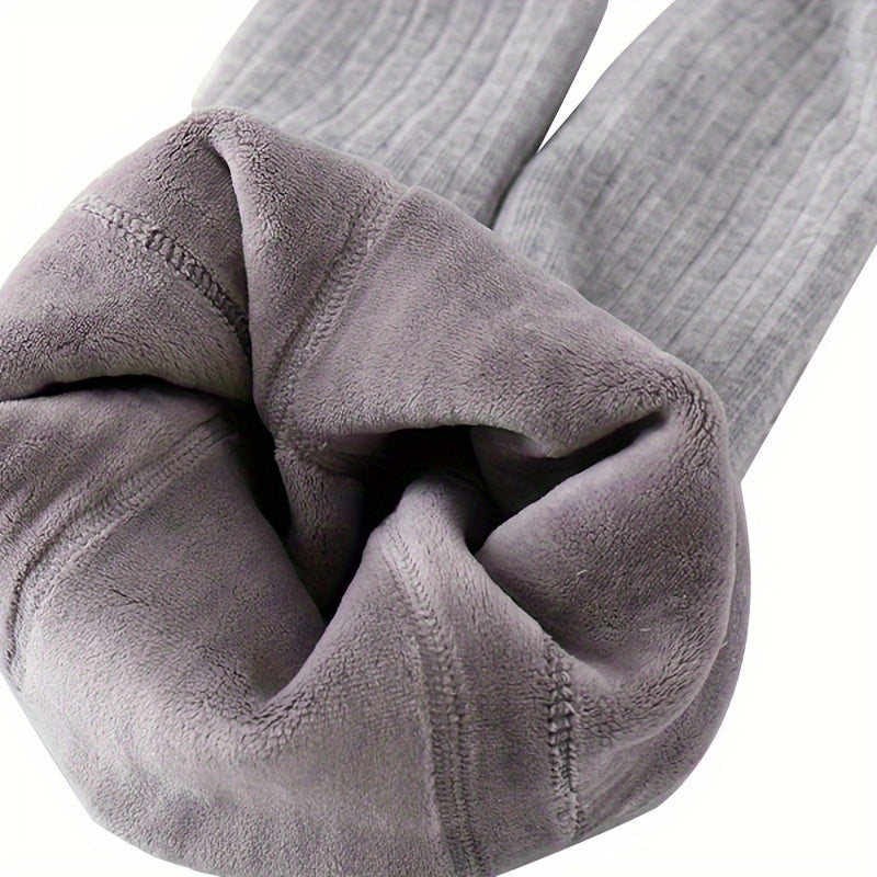 1 juft qizlar uchun qalin qish crew paypoqlari