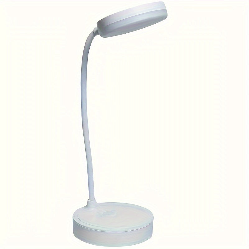 Adjustable USB LED Desk Lamp with 3-Level Dimmer Eye-Caring Reading Light