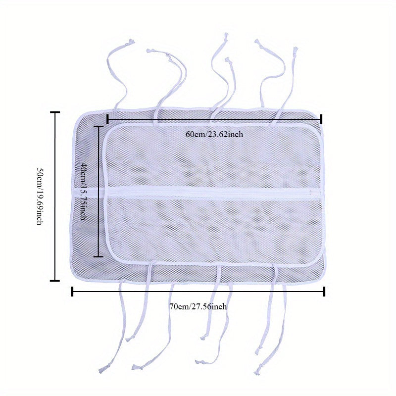 Laundry Mesh Bag with Drawstring, Polyester, Durable, for Washing Bedding and Toys