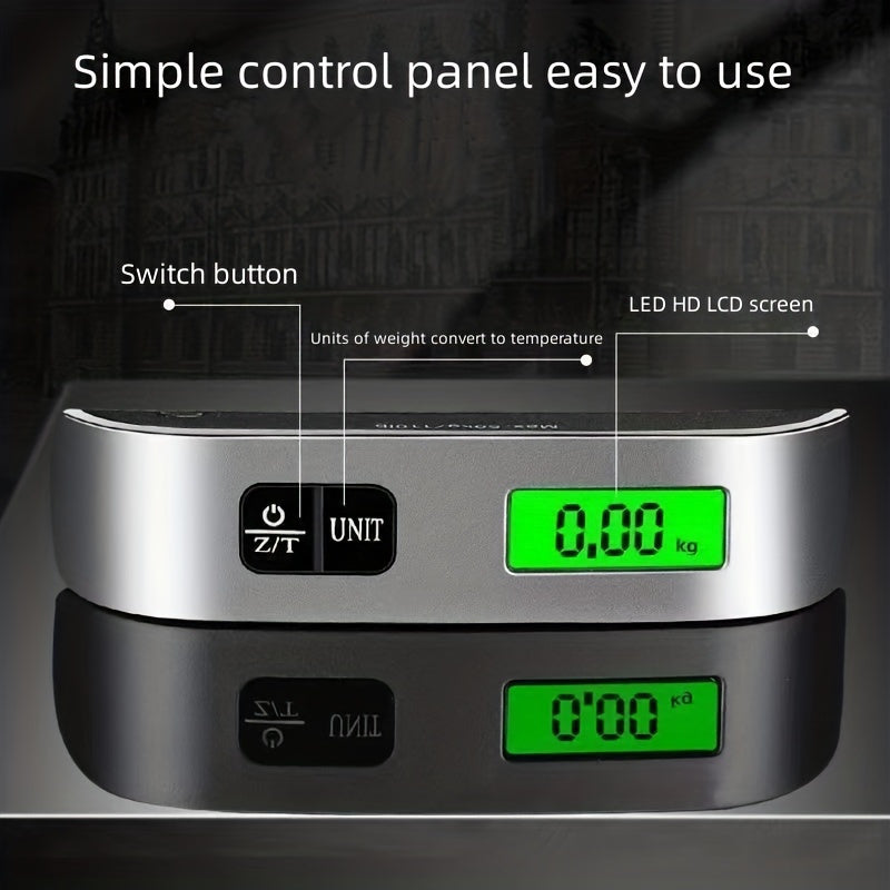 Digital Luggage Scale 50kg Portable Metal Body with LCD Display