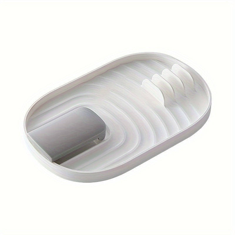 Multifunctional Kitchen Utensil Holder Space-Saving Pot Lid and Spoon Organizer