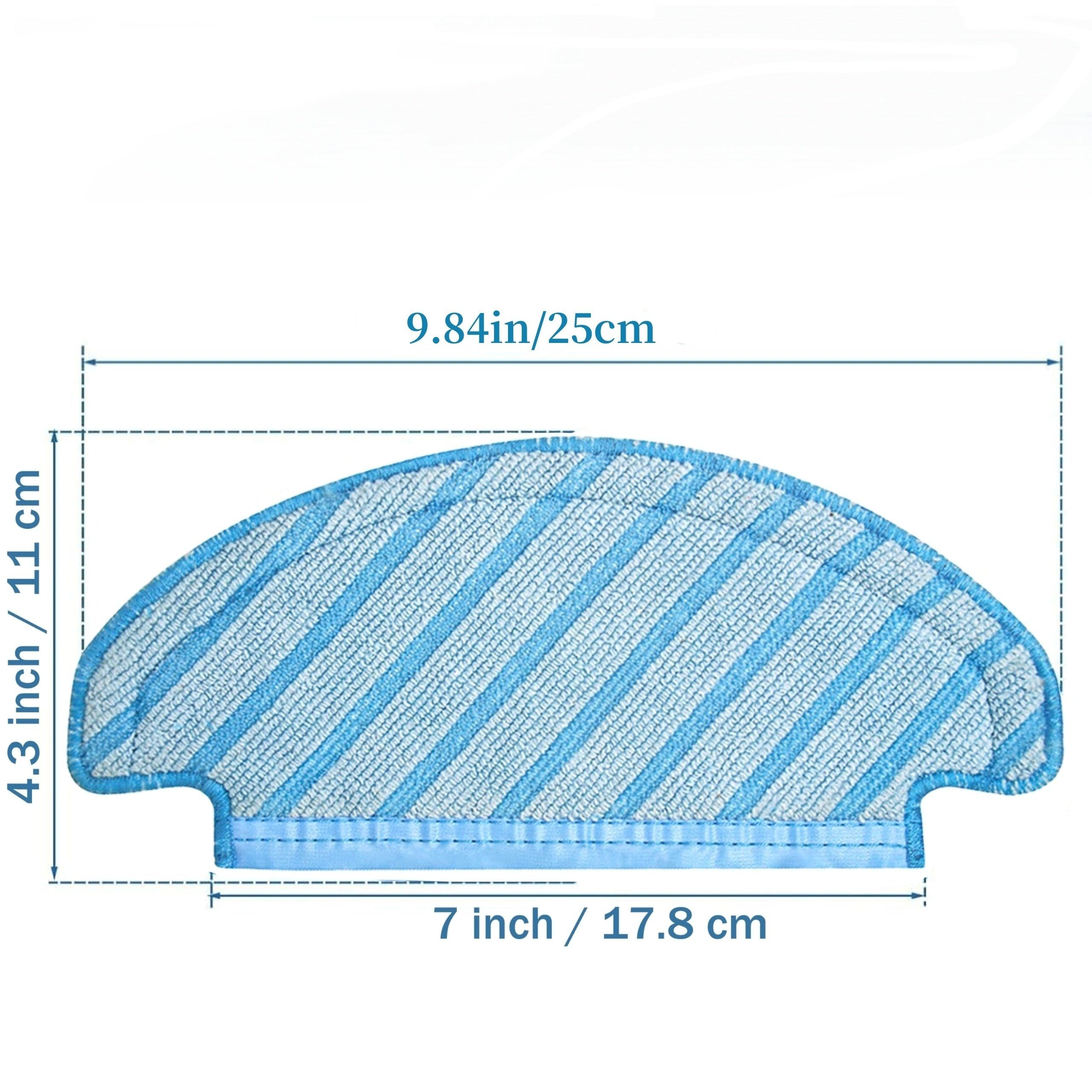 Replacement Parts Kit for Robot Vacuum Cleaner Main Brush Filters Side Brushes Mop Pads