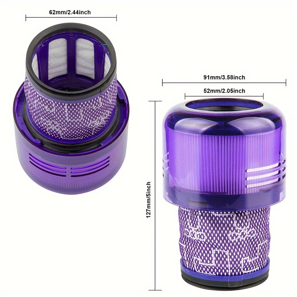 Replacement Vacuum Filters for Cordless V11 V15 Torque Drive 2 Pack