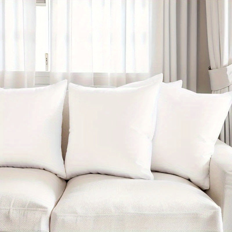 Доступно 2 и 4 штуки - Гипоаллергенная подушка с квадратной внутренней начинкой, идеально подходит для использования в гостиных, спальнях, общежитиях, офисах и в качестве домашнего декора. Легко использовать и ухаживать.