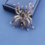 Luxury French Baroque Spider Brooch Insect Pin Jewelry Gift