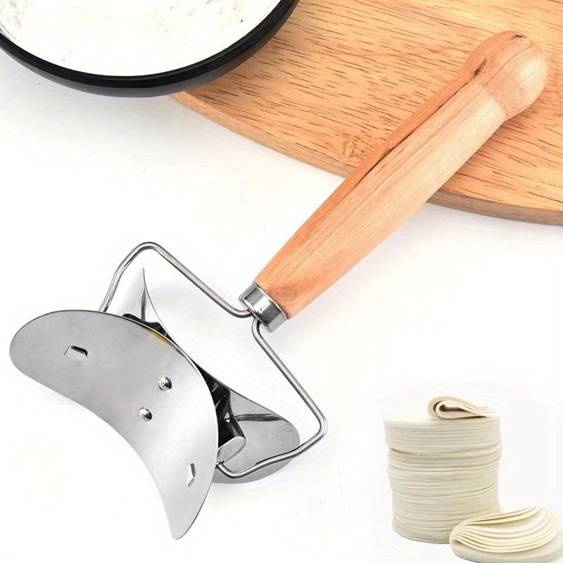 Stainless Steel Dumpling Maker Handheld Dough Press and Cutter for Tortillas Empanadas